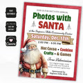 cute photos with santa flyers
